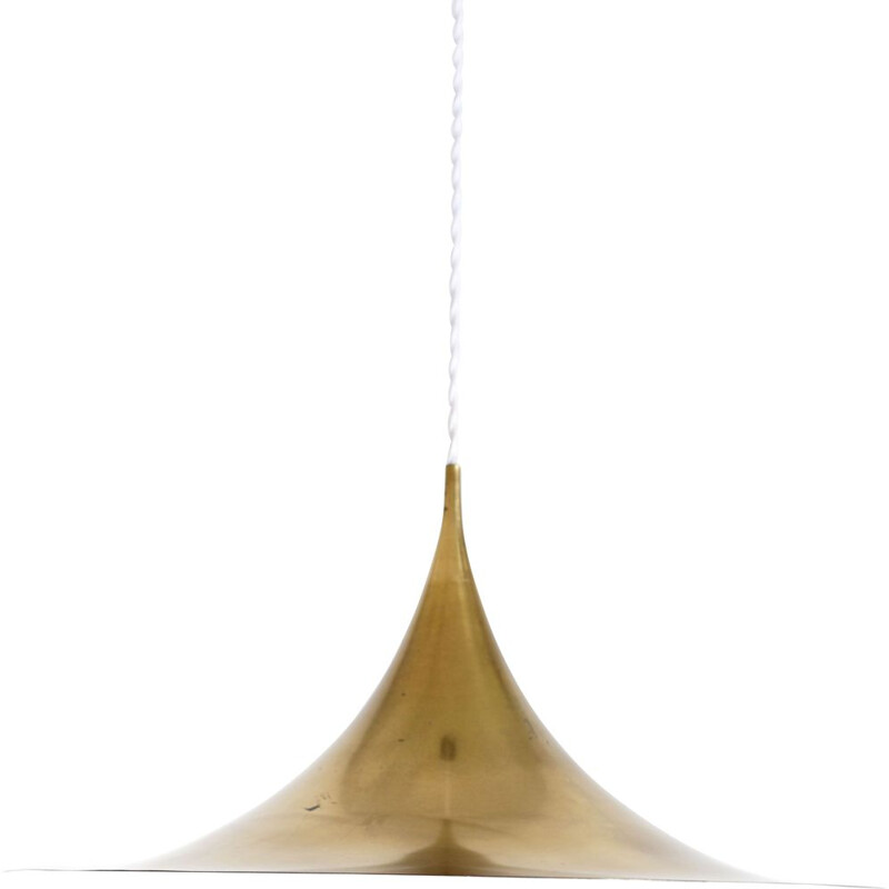 Vintage hanging lamp Scandinavian by Bonderup & Thorup edition Fog & Mørup 1960