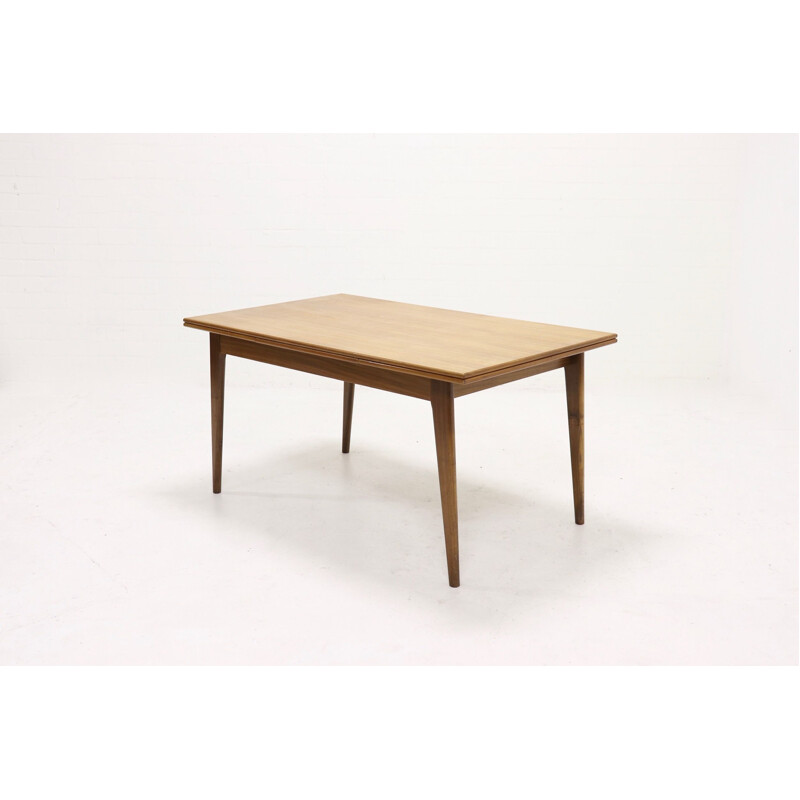 Table vintage extensible en teck design danois