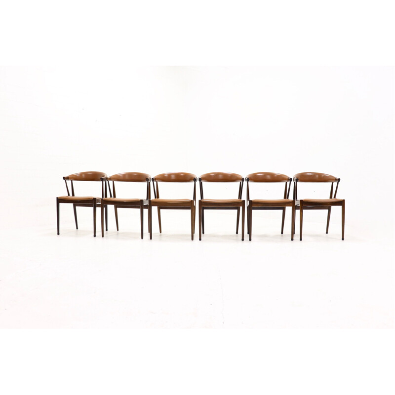 Set of 6 vintage BA113 rosewood chairs by Johannes Andersen