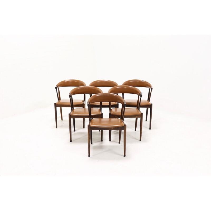 Set of 6 vintage BA113 rosewood chairs by Johannes Andersen