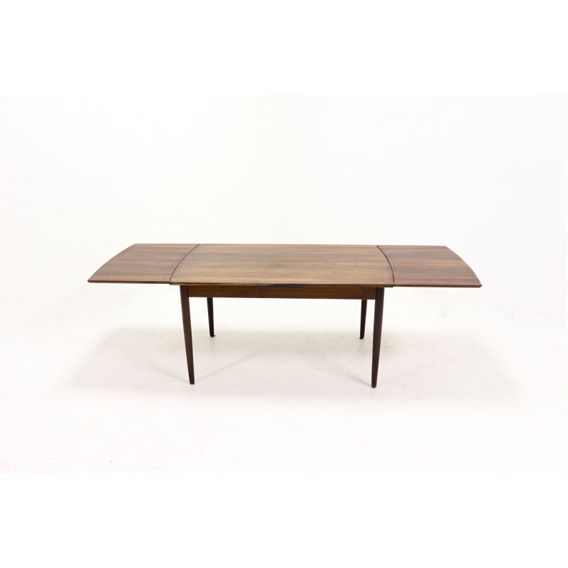 Vintage extendable rosewood dining table Danish design