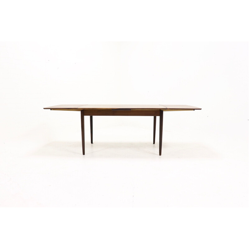 Table vintage extensible en palissandre design danois