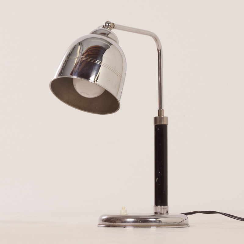 Vintage adjustable Bauhaus desk lamp 1930