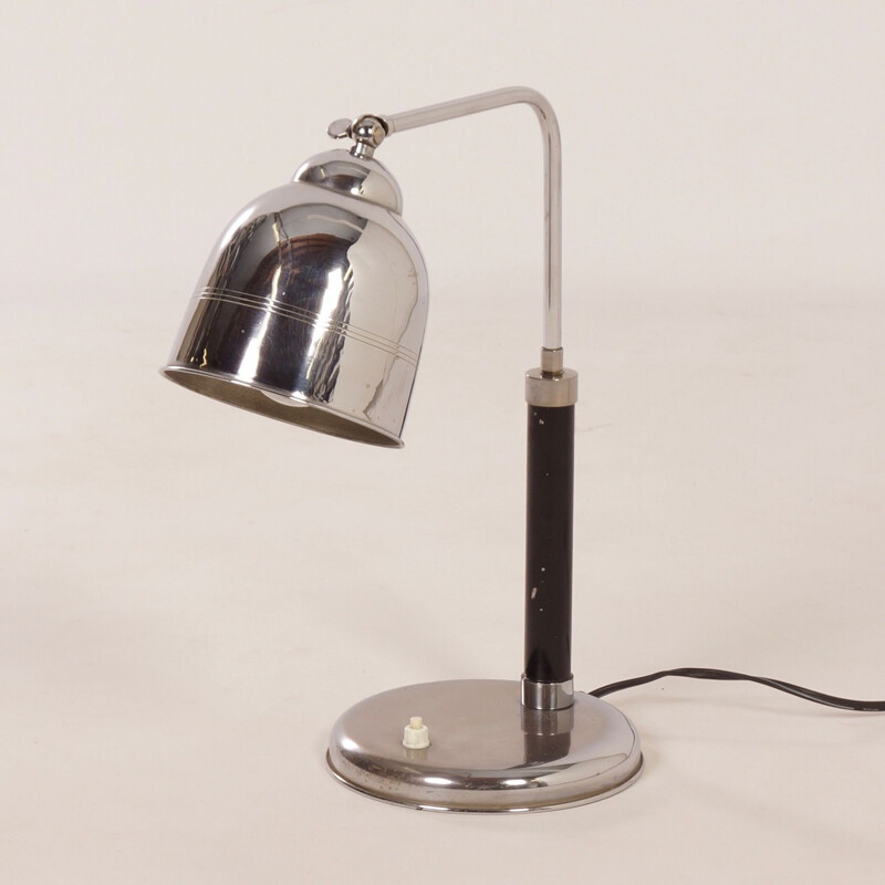 Vintage adjustable Bauhaus desk lamp 1930