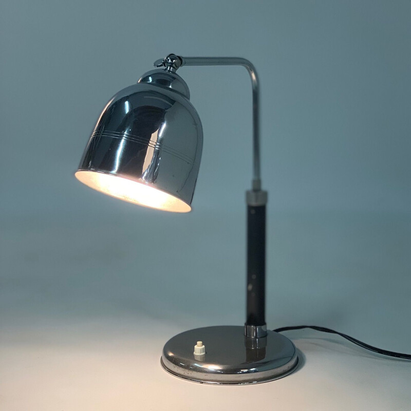 Lampe de bureau vintage réglable Bauhaus 1930