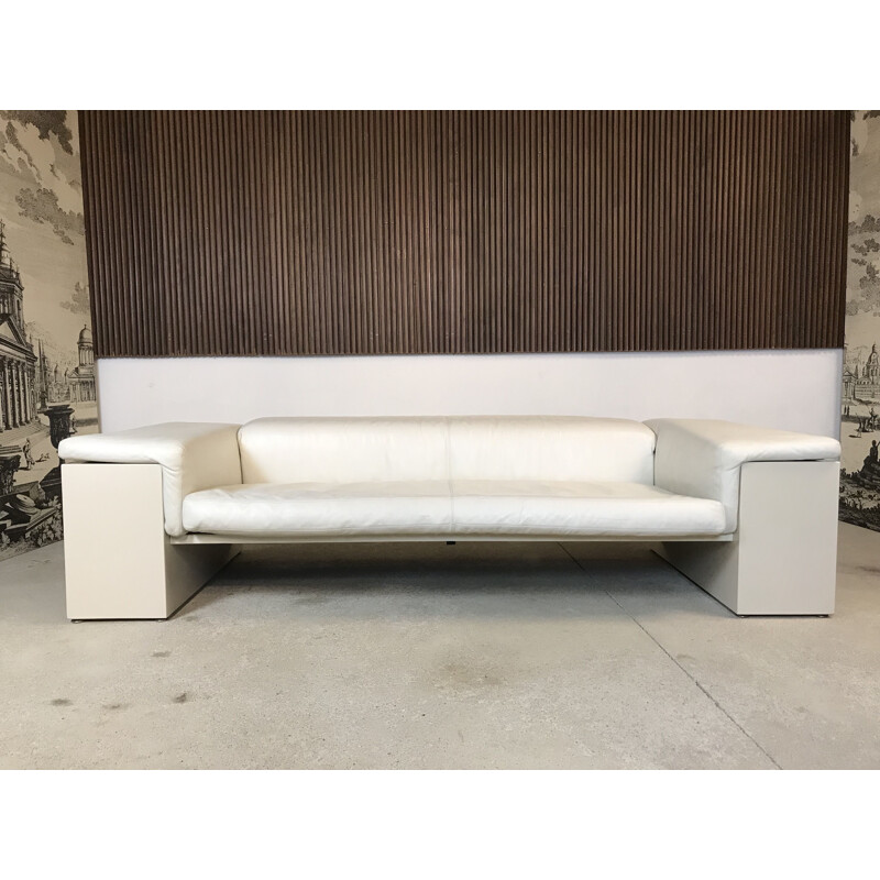 Vintage Brigadier leather sofa by Cini Boeri for Gavina  Knoll