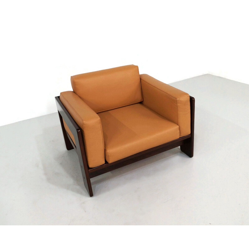 Fauteuil lounge vintage Bastiano par Tobia Scarpa pour Gavina années 1960 