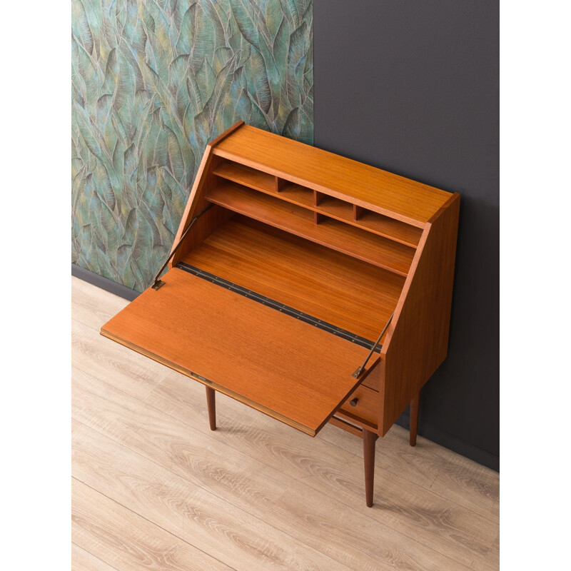 Vintage secretary desk in teak 1950s