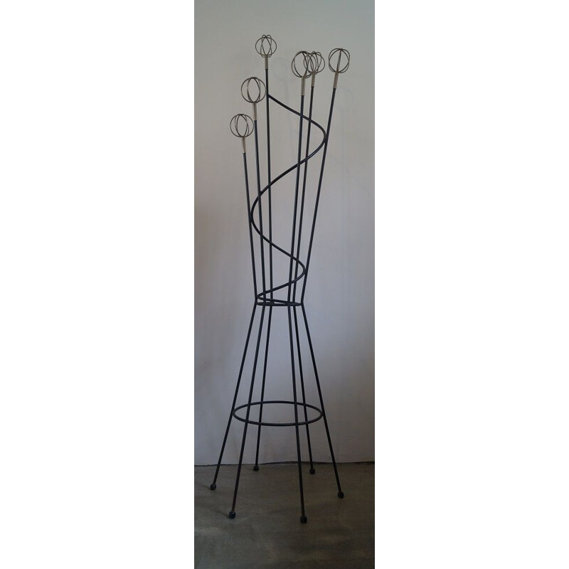 Vintage coat rack Astrobale by Roger Feraud 1950