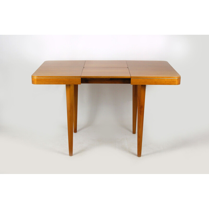 Vintage folding table square in oak from Jitona 1960s