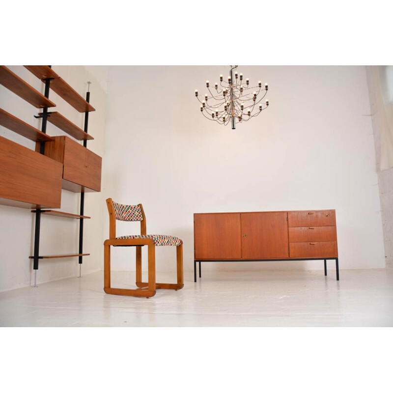 Vintage sideboard in teak Scandinavian 1960s