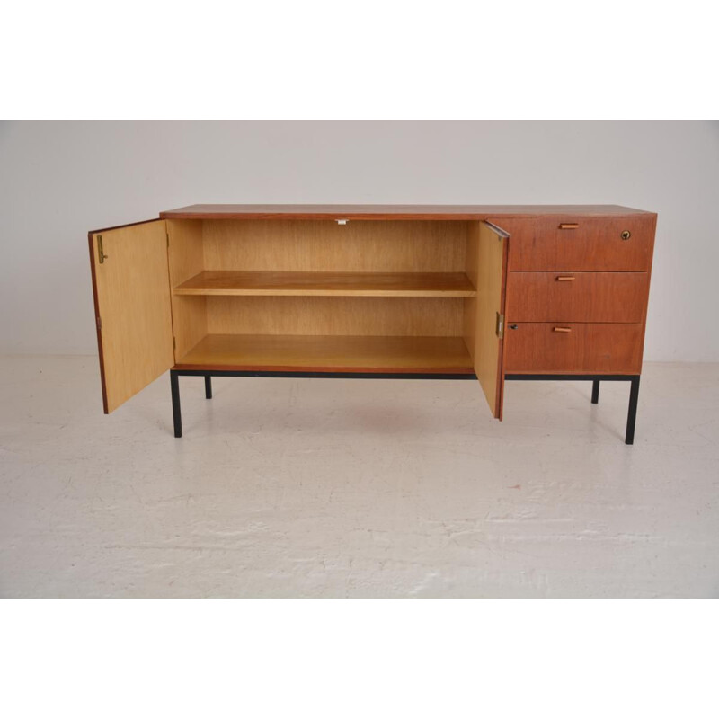 Enfilade vintage en teck Scandinave 1960s