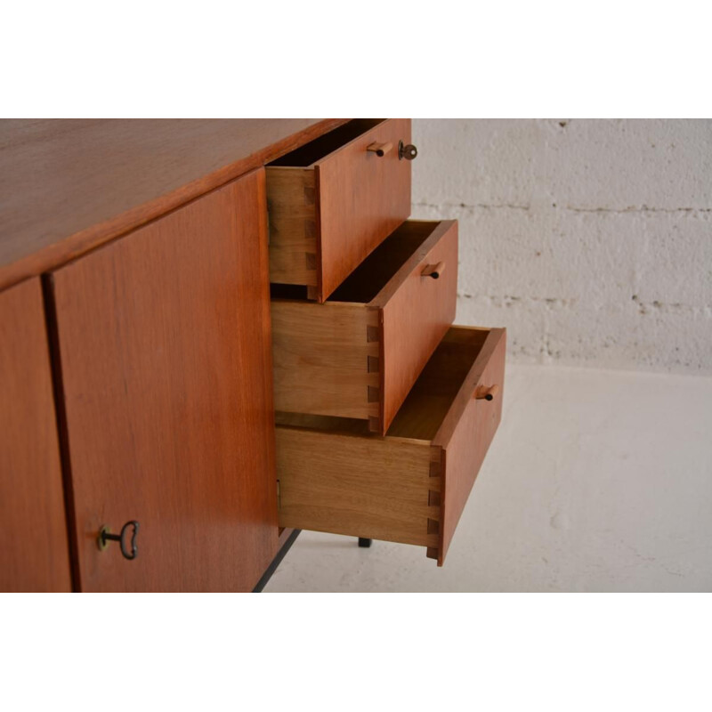 Vintage sideboard in teak Scandinavian 1960s