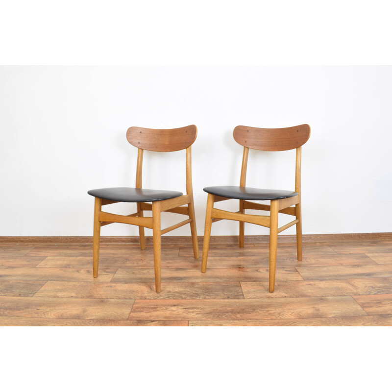 Ensemble de 2 chaises à repas vintage de Farstrup, Danemark années 1960