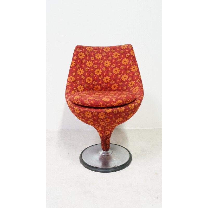 Vintage armchair Polaris by Pierre Guariche 1960s Belgium