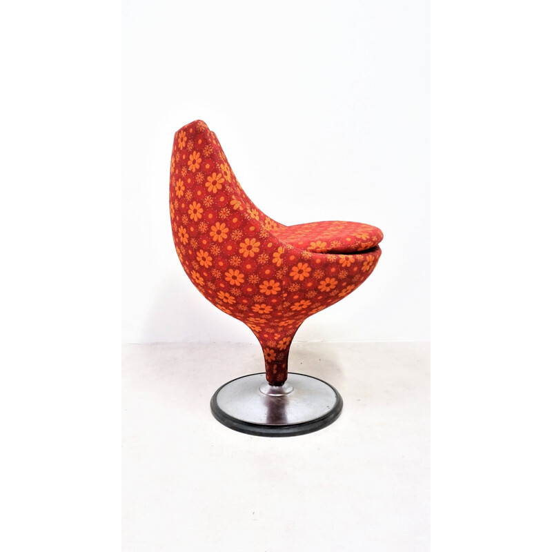 Vintage armchair Polaris by Pierre Guariche 1960s Belgium