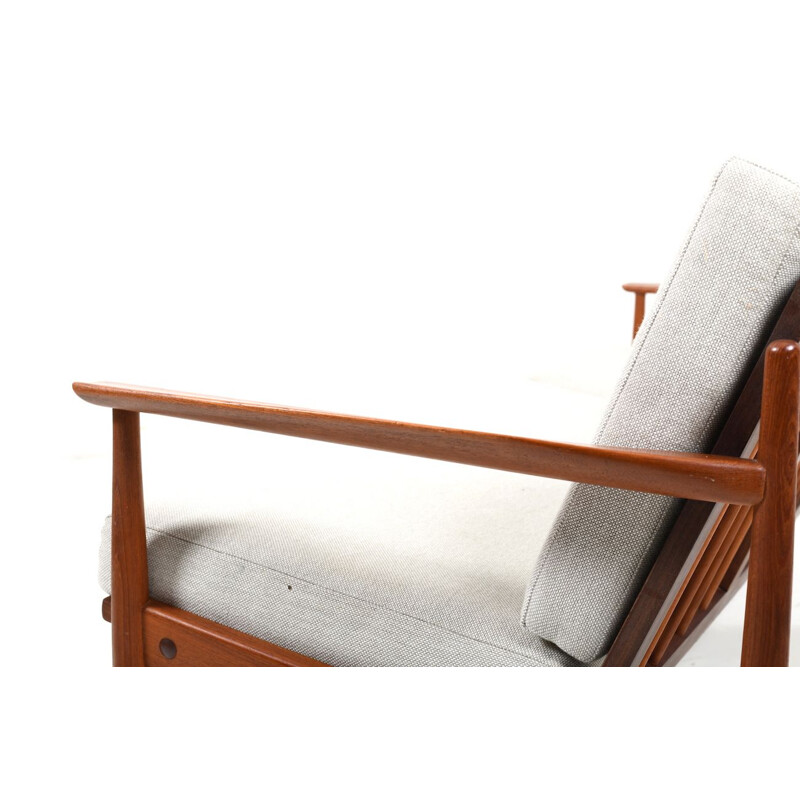 Vintage Three-Seater Sofa in Teak Danish 1960s