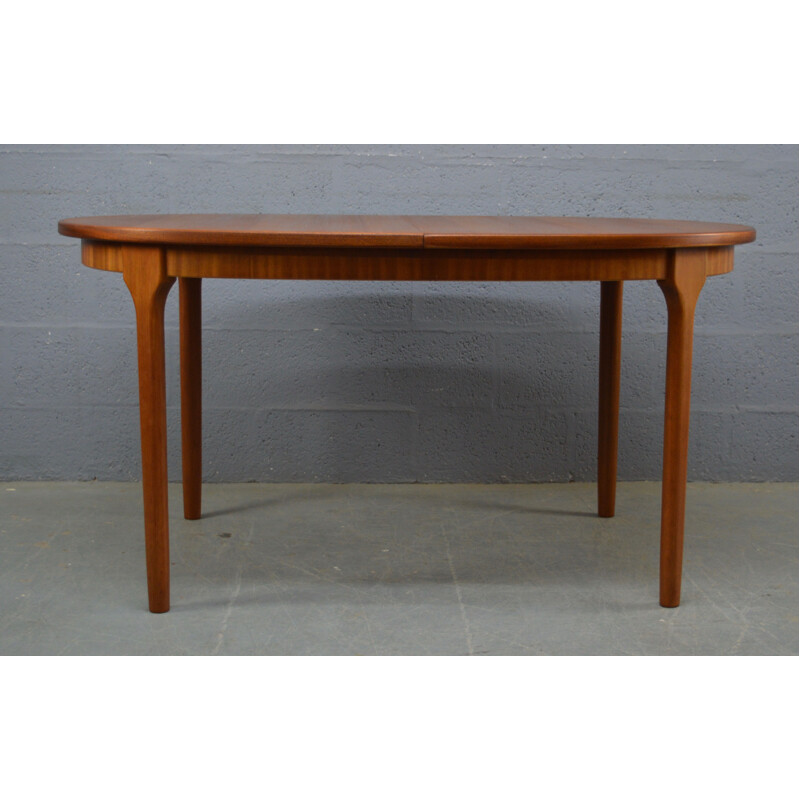 Vintage Dinning Table Oval in teak By McIntosh 1970s