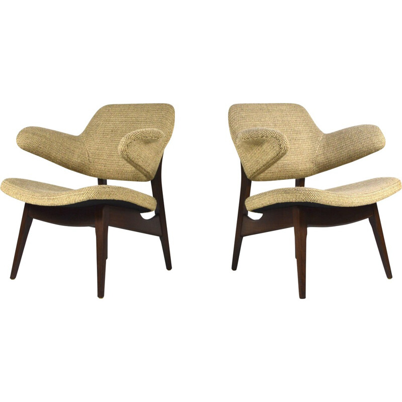 Pair of Wébé lounge chairs, Louis VAN TEEFFELEN - 1960s