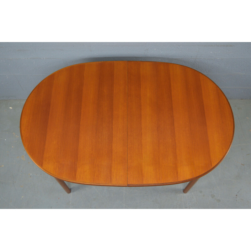Vintage Dinning Table Oval in teak By McIntosh 1970s