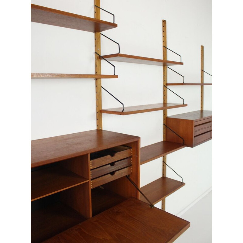 Vintage Royal System wall unit by Cadovius for Cado in teak 1960