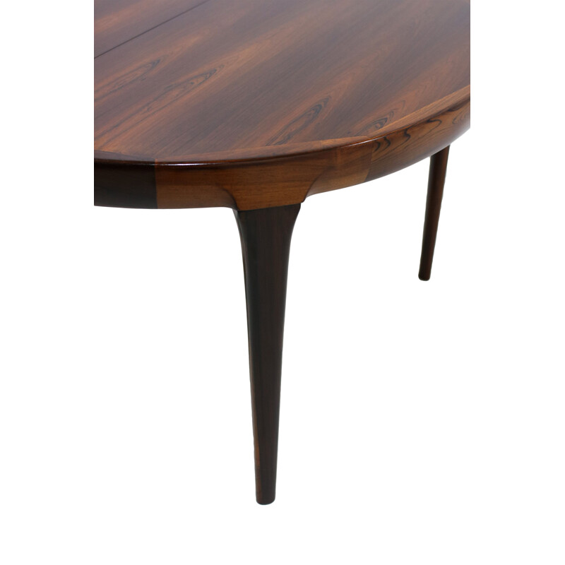 Vintage extendable table for Faarup in rosewood 1960