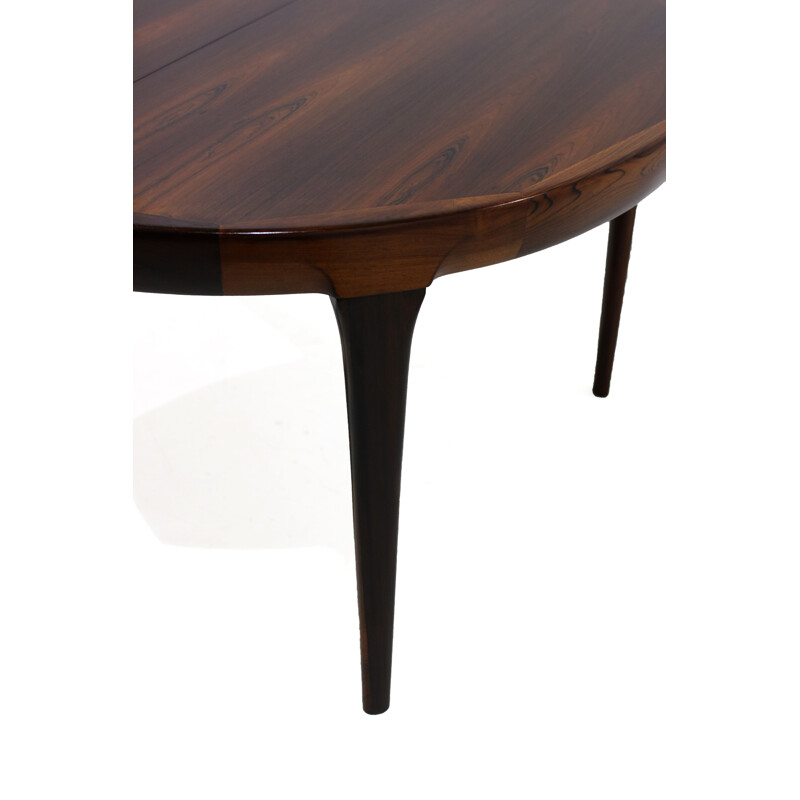 Vintage extendable table for Faarup in rosewood 1960