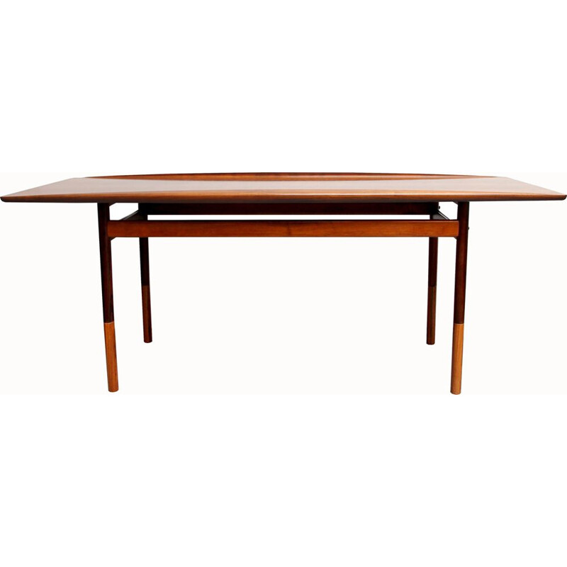 Vintage rosewood coffee table by Grete Jalk for Poul Jeppesen, 1960