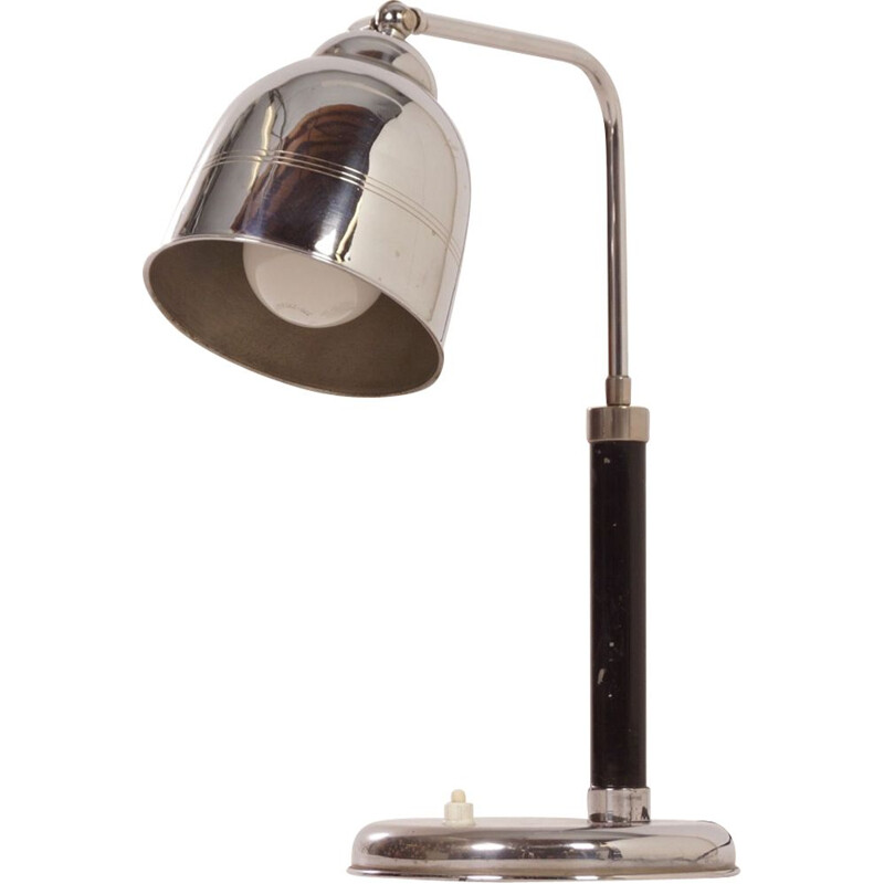 Vintage adjustable Bauhaus desk lamp 1930