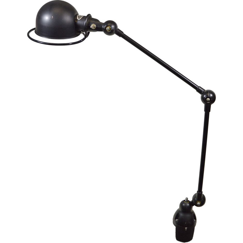 Lampe de table vintage avec 2 bras par Jean Louis Domecq,1950