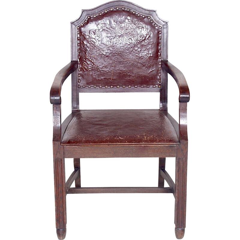 Vintage armchair in wood,1930