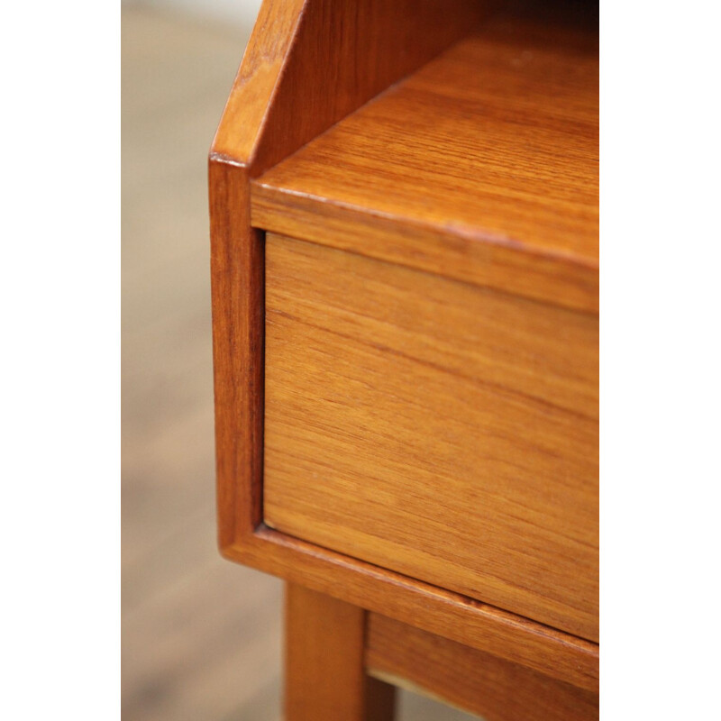 Vintage pair of teak night stand 1960s