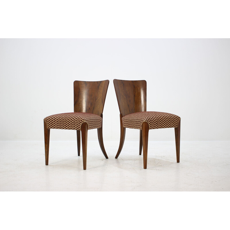 Set of 4 dining chairs by Jindrich Halabala for UP Zavody 1960