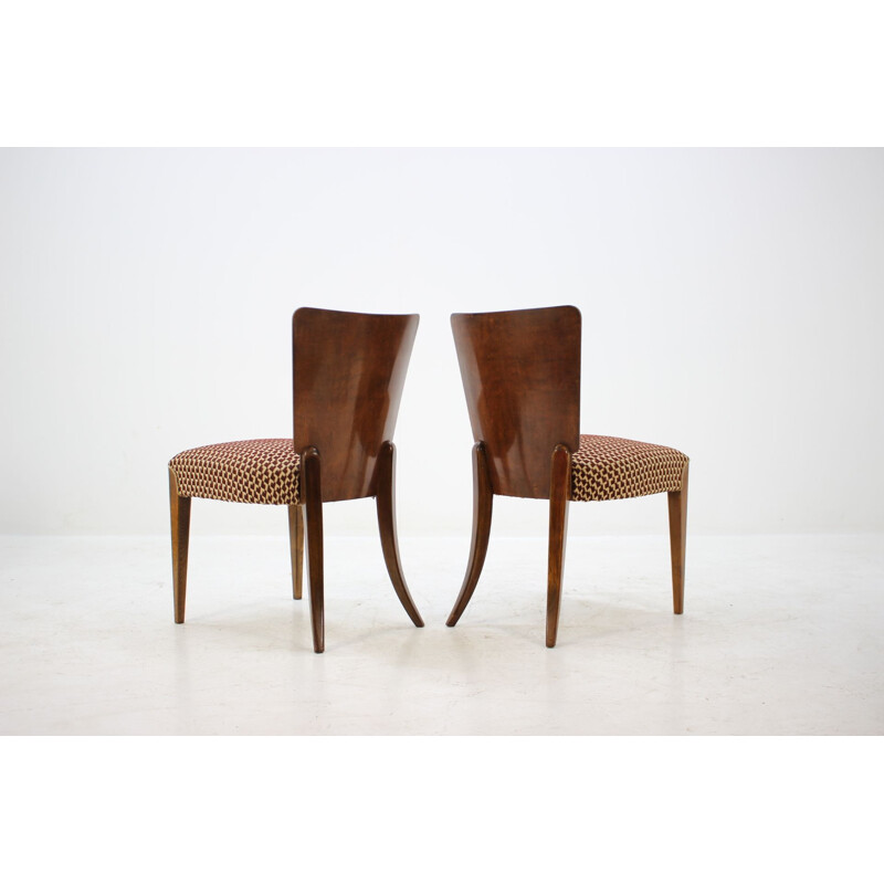 Set of 4 dining chairs by Jindrich Halabala for UP Zavody 1960