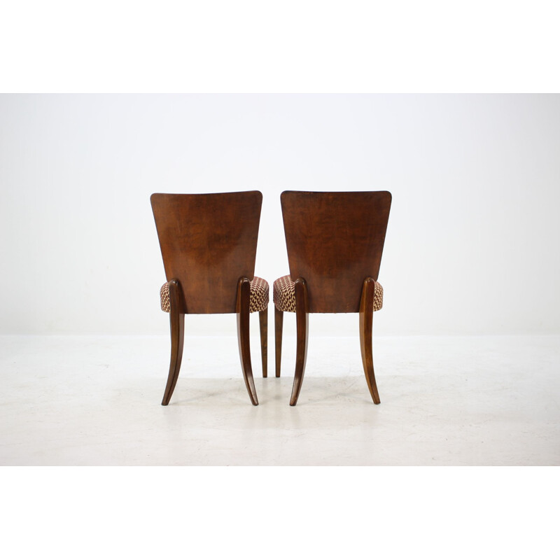 Set of 4 dining chairs by Jindrich Halabala for UP Zavody 1960