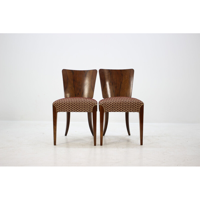 Set of 4 dining chairs by Jindrich Halabala for UP Zavody 1960