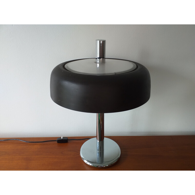 Lampada da tavolo a fungo vintage di Hillebrand 1970