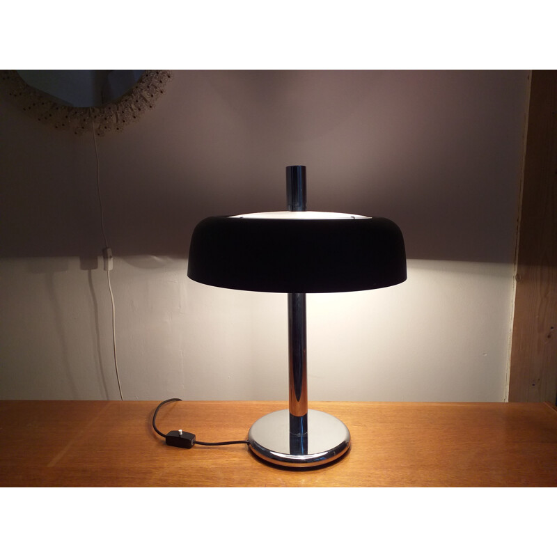 Vintage table lamp Mushroom by Hillebrand 1970s