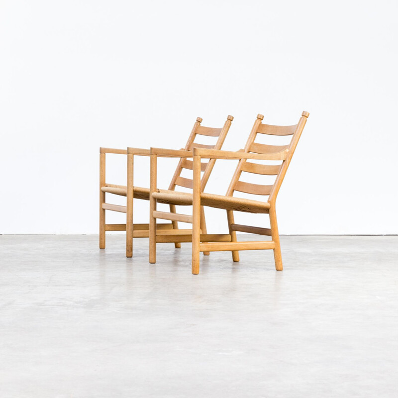 Set of 2 vintage 'CH44' chairs by Hans Wegner for Carl Hansen & Son 1960s