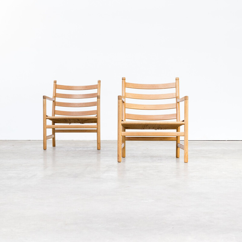 Set of 2 vintage 'CH44' chairs by Hans Wegner for Carl Hansen & Son 1960s