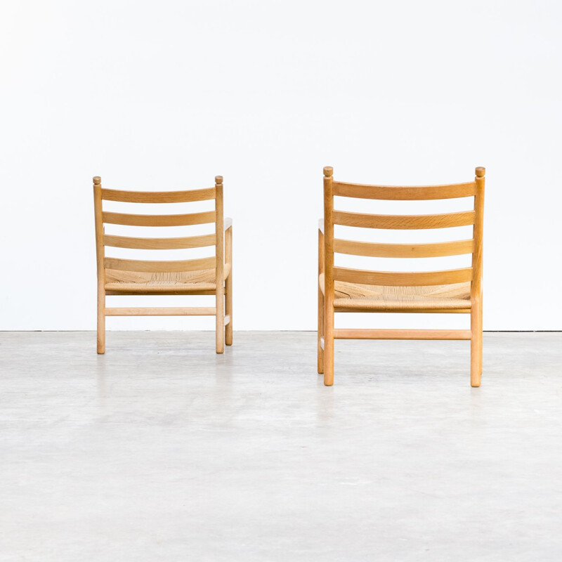 Ensemble de 2 chaises vintage 'CH44' par Hans Wegner pour Carl Hansen & son 1960