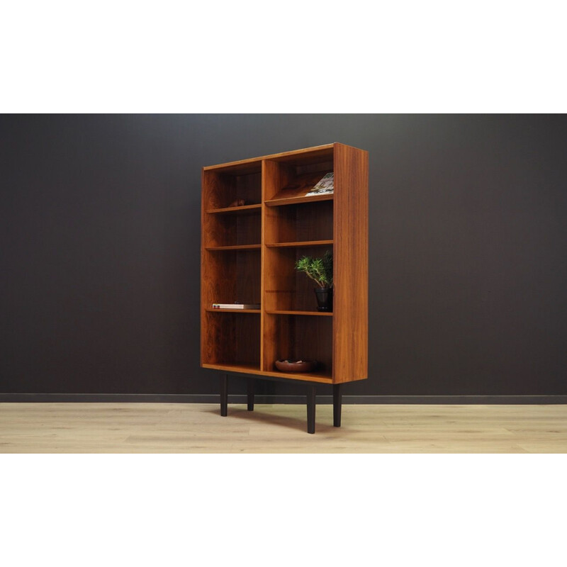 Vintage bookcase in Rosewood by Hundevad & Co Denmark 1970s