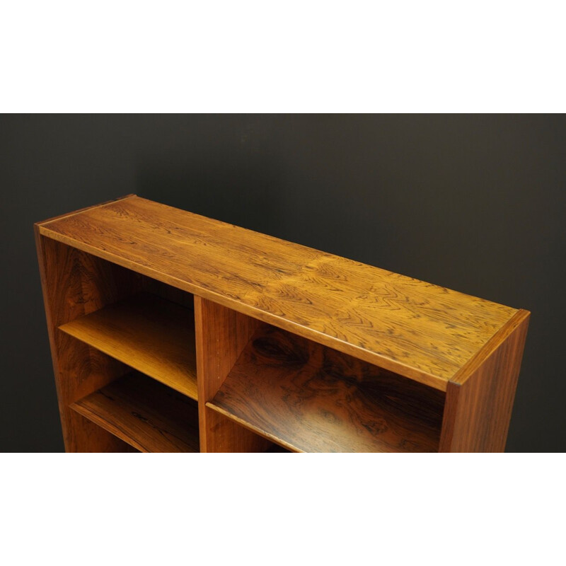 Vintage bookcase in Rosewood by Hundevad & Co Denmark 1970s