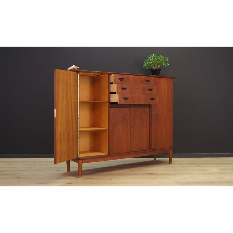 Vintage highboard for P. Westergaard in teak 1970