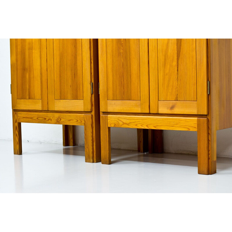 Set of 2 vintage cabinets for Karl Andersson & Söner in pine 1960