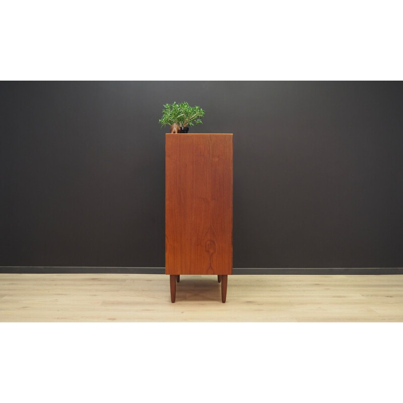 Vintage scandinavian chest of drawers in teakwood 1970