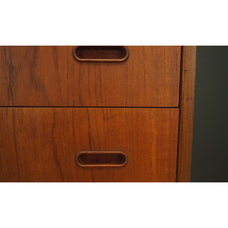 Vintage scandinavian chest of drawers in teakwood 1970