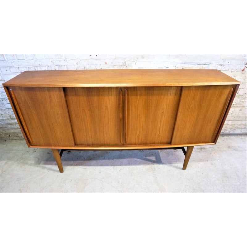 Enfilade vintage scandinave pour Hansen en teck et palissandre 1970