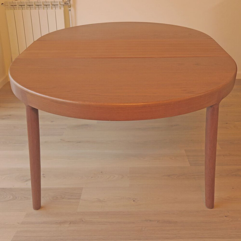 Vintage dining table in teak by Harry Østergaard for Randers Møbelfabrik Denmark 1960s