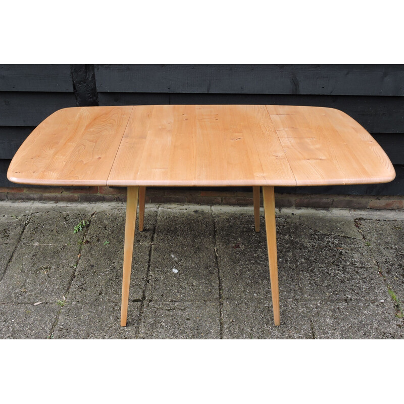 Vintage dining table Drop Leaf By Lucian Ercolani For Ercol, 1960s